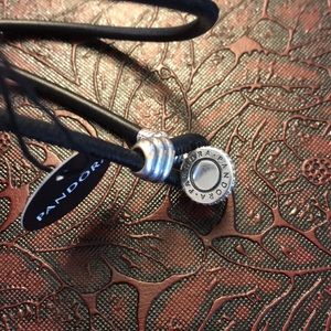 Pandora Jewelry - NWT***Pandora black leather choker/bracelet 7” Pandora Jewelry - NWT***Pandora black leather choker/bracelet 7”